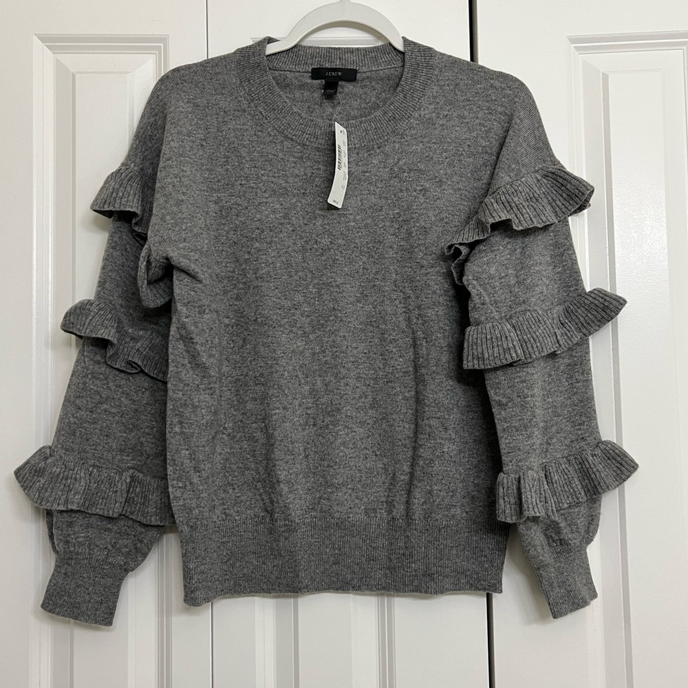 J.Crew gray sweater